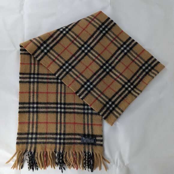 Burberry's Unisex Lambswool Scarf – Classic Check Plaid – Authentic – Fast Ship. - Picture 1 of 6